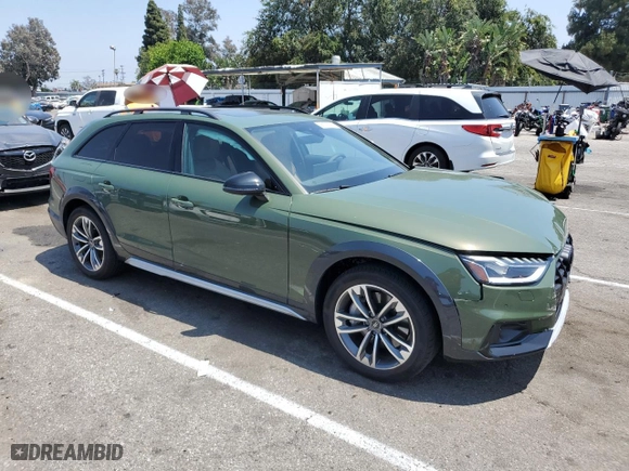 2023 Audi A4 allroad Premium Plus with VIN WA18AAF46PA076238, listed as a Copart auction lot 58151094 with 2,889 mi miles and Salvage Title. Bid and sale history available at carsss.com. Image 4.