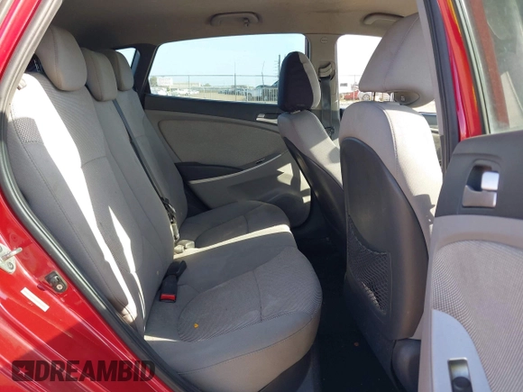 2012 Hyundai Accent GS with VIN KMHCT5AE1CU037210, listed as a IAAI auction lot 42099480 with 193,793 mi miles. Bid and sale history available at carsss.com. Image 8.