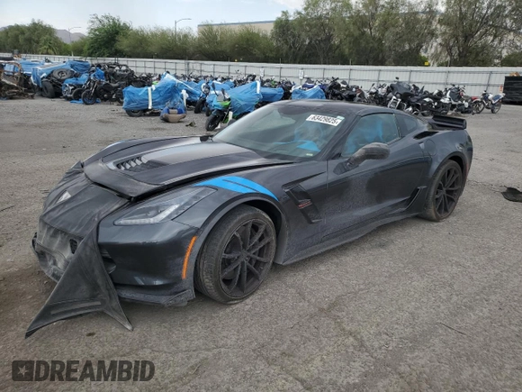 2017 Chevrolet Corvette with VIN 1G1Y12D78H5300542, listed as a Copart auction lot 63429825 with 77,784 mi miles and Salvage title. Bid and sale history available at DreamBid. Image 1.