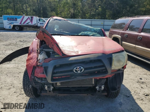 2005 Toyota Tacoma with VIN 5TEPX42N75Z050895, listed as a Copart auction lot 76102134 with 0 mi miles and Non Repairable. Bid and sale history available at carsss.com. Image 5.