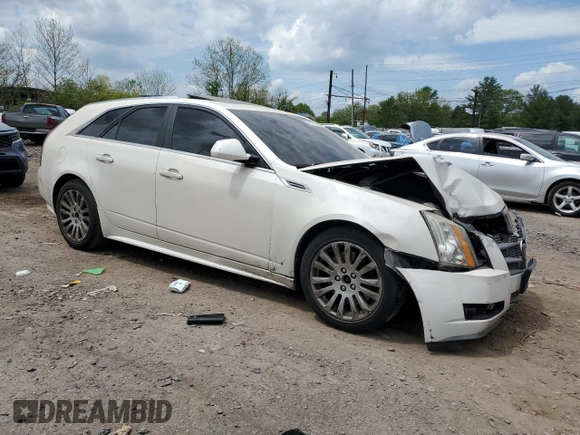 2010 Cadillac CTS with VIN 1G6DM8EV4A0120980, listed as a Copart auction lot 55507435 with Not Provided miles and Salvage Title. Bid and sale history available at DreamBid. Image 4.