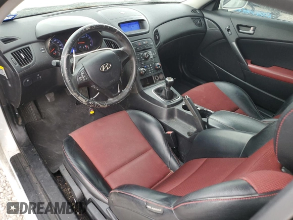 2012 Hyundai Genesis Coupe Grand Touring with VIN KMHHU6KH7CU067717, listed as a Copart auction lot 57170255 with 118,814 mi miles and Clean title. Bid and sale history available at DreamBid. Image 8.