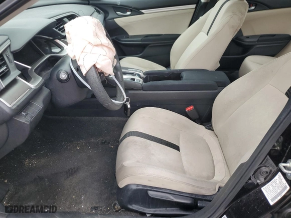 2017 Honda Civic Sedan EX with VIN 2HGFC2F75HH542043, listed as a Copart auction lot 50417125 with 57,246 mi miles and Salvage Title. Bid and sale history available at carsss.com. Image 7.