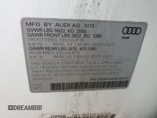2014 Audi Q5 Premium Plus with VIN WA1DGAFP6EA046872, listed as a Copart auction lot 51724325 with 119,396 mi miles and Clean Title. Bid and sale history available at carsss.com. Image 13.
