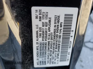 2014 Honda Odyssey EX-L with VIN 5FNRL5H69EB121140, listed as a Copart auction lot 79698724 with 169,626 mi miles and Salvage Title. Bid and sale history available at DreamBid. Image 14.