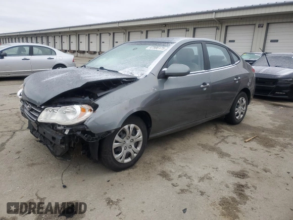 2010 Hyundai Elantra GLS with VIN KMHDU4AD2AU019928, listed as a Copart auction lot 47996125 with 169,334 mi miles and Salvage title. Bid and sale history available at DreamBid. Image 1.