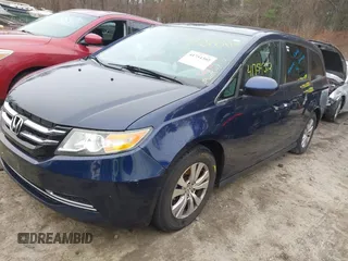 2016 Honda Odyssey SE with VIN 5FNRL5H38GB111448, listed as a IAAI auction lot 41754302 with 114,282 mi miles and . Bid and sale history available at DreamBid. Image 2.