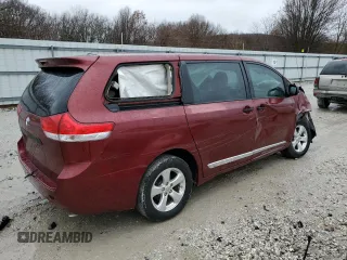 2013 Toyota Sienna L with VIN 5TDZK3DC0DS395209, listed as a Copart auction lot 43068555 with 88,628 mi miles and Clean Title. Bid and sale history available at carsss.com. Image 3.