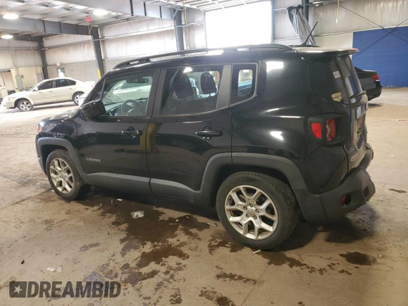 2017 Jeep Renegade Latitude with VIN ZACCJABB8HPG23144, listed as a Copart auction lot 54683905 with 82,950 mi miles and Salvage Title. Bid and sale history available at carsss.com. Image 2.
