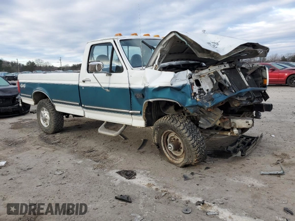 1995 Ford F-250 with VIN 2FTHF26HXSCA70112, listed as a Copart auction lot 89139135 with Not provided miles and Salvage title. Bid and sale history available at DreamBid. Image 4.