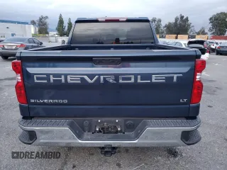 2022 Chevrolet Silverado 1500 LT with VIN 1GCPACEK5NZ630252, listed as a Copart auction lot 82709634 with 33,954 mi miles and Salvage Title. Bid and sale history available at carsss.com. Image 6.