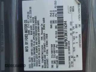 2021 Ford Mustang GT z VIN 1FA6P8CF3M5116344, wystawiony jako Copart lot #53191275 z przebiegiem 34 284 mil mil oraz Szkody całkowita. Historia ofert i sprzedaży dostępna na DreamBid. Obrazek 13.
