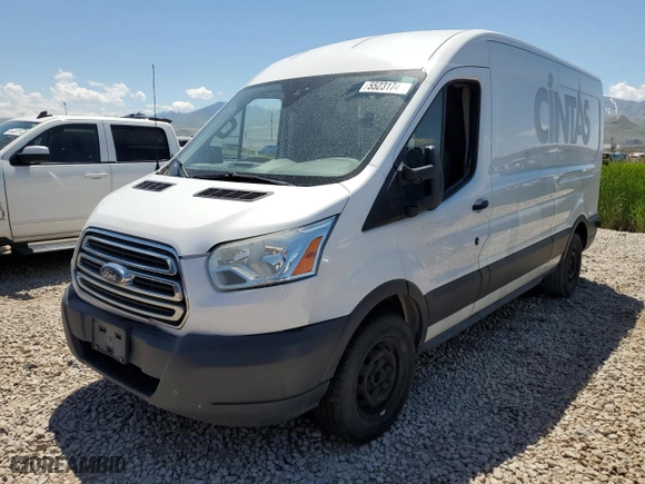 2016 Ford Transit Van with VIN 1FTYE2CM8GKA53817, listed as a Copart auction lot 55231744 with NaN miles. Bid and sale history available at carsss.com. Image 1.
