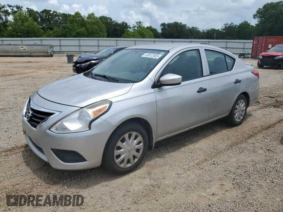 2016 Nissan Versa SV with VIN 3N1CN7AP0GL875033, listed as a Copart auction lot 60912905 with 259,569 mi miles and Salvage title. Bid and sale history available at DreamBid. Image 1.
