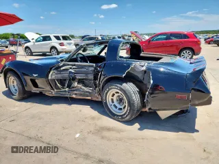 1979 Chevrolet Corvette with VIN 1Z8749S451738, listed as a Copart auction lot 59313215 with 29,000 mi miles and Salvage title. Bid and sale history available at DreamBid. Image 2.
