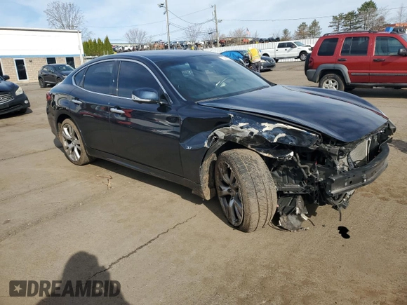 2016 Infiniti Q70 with VIN JN1BY1AR9GM271200, listed as a Copart auction lot 52926455 with 78,458 mi miles and Salvage Title. Bid and sale history available at carsss.com. Image 4.