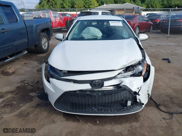 2020 Toyota Corolla LE with VIN JTDEPRAE2LJ043723, listed as a IAAI auction lot 40468101 with 116,008 mi miles. Bid and sale history available at carsss.com. Image 12.
