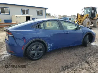 2024 Toyota Prius LE with VIN JTDACAAU4R3045263, listed as a Copart auction lot 54783175 with 2,454 mi miles and Clean Title. Bid and sale history available at carsss.com. Image 3.