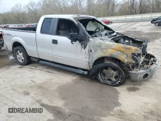 2011 Ford F-150 XL with VIN 1FTFX1ET8BFD05695, listed as a Copart auction lot 53955265 with 0 mi miles and Salvage Title. Bid and sale history available at carsss.com. Image 4.