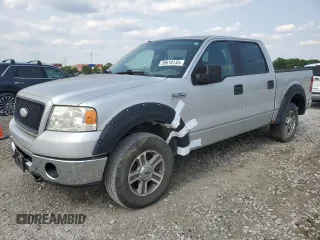 2006 Ford F-150 XLT with VIN 1FTPW14586FB35144, listed as a Copart auction lot 59618135 with 98,992 mi miles and Clean title. Bid and sale history available at DreamBid. Image 1.