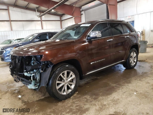 2014 Jeep Grand Cherokee Summit with VIN 1C4RJFJG2EC404605, listed as a Copart auction lot 52082335 with 157,220 mi miles and Clean Title. Bid and sale history available at carsss.com. Image 1.
