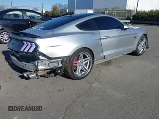 2018 Ford Mustang GT with VIN 1FA6P8CF4J5144438, listed as a IAAI auction lot 41338421 with 87,687 mi miles and . Bid and sale history available at carsss.com. Image 4.