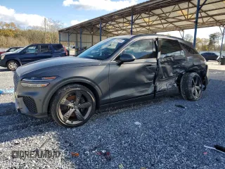 2024 Genesis GV70 3.5T Sport with VIN 5NMMCDTC3RH004157, listed as a Copart auction lot 82702064 with 15,241 mi miles and Salvage Title. Bid and sale history available at carsss.com. Image 1.