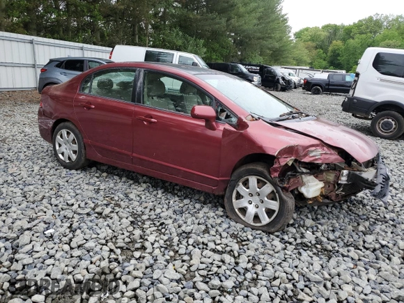2009 Honda Civic LX z VIN 2HGFA16599H545009, wystawiony jako Copart lot #56104405 z przebiegiem Nie podano mil oraz Szkoda całkowita • Salvage title. Historia ofert i sprzedaży dostępna na DreamBid. Obrazek 4.