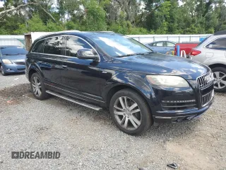 2015 Audi Q7 Premium Plus with VIN WA1LGAFE7FD005306, listed as a Copart auction lot 56751455 with 103,688 mi miles and Clean Title. Bid and sale history available at DreamBid. Image 4.