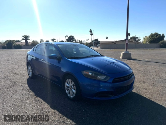 2014 Dodge Dart SXT with VIN 1C3CDFBB3ED835386, listed as a Copart auction lot 46185315 with 155,217 mi miles and Clean Title. Bid and sale history available at carsss.com. Image 1.