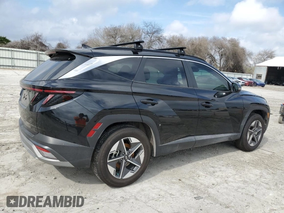 2025 Hyundai Tucson SEL Convenience with VIN 5NMJC3DEXSH466735, listed as a Copart auction lot 44011665 with 5,289 mi miles and Salvage Title. Bid and sale history available at carsss.com. Image 3.