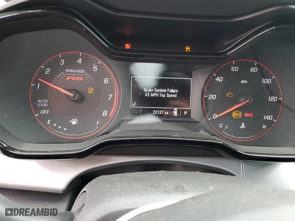 2024 Chevrolet Trax 1RS with VIN KL77LGE20RC213273, listed as a Copart auction lot 45367485 with 22,137 mi miles and Non Repairable. Bid and sale history available at carsss.com. Image 9.