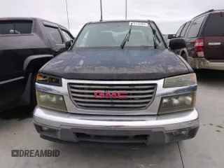 2009 GMC Canyon SLE1 with VIN 1GTCS139098105790, listed as a Copart auction lot 75133584 with 0 mi miles and Non Repairable. Bid and sale history available at carsss.com. Image 5.