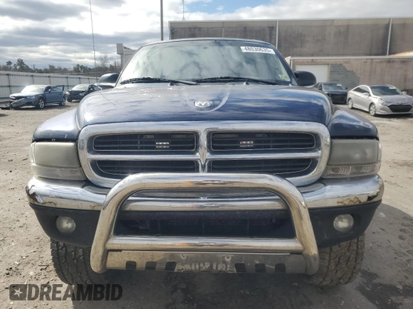 2002 Dodge Dakota SLT with VIN 1B7HG48N32S514521, listed as a Copart auction lot 48030635 with 321,011 mi miles and Salvage Title. Bid and sale history available at carsss.com. Image 5.