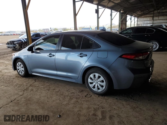 2020 Toyota Corolla L with VIN JTDDPRAE2LJ079455, listed as a Copart auction lot 48621015 with 90,646 mi miles and Salvage Title. Bid and sale history available at carsss.com. Image 2.