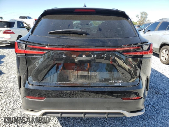 2023 Lexus NX with VIN 2T2KGCEZ8PC017301, listed as a Copart auction lot 48868185 with 44,617 mi miles and Salvage Title. Bid and sale history available at carsss.com. Image 6.