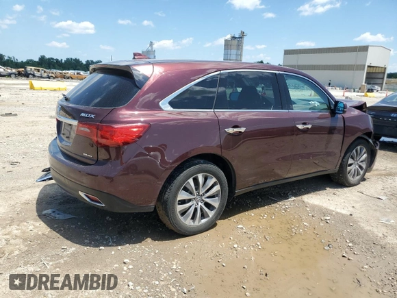 2014 Acura MDX Technology with VIN 5FRYD4H46EB049863, listed as a Copart auction lot 63079295 with 149,448 mi miles and Salvage title. Bid and sale history available at DreamBid. Image 3.