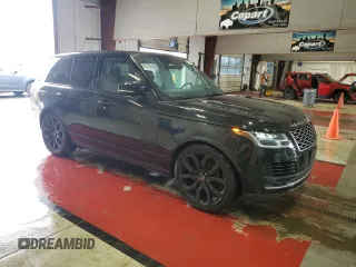 2018 Land Rover Range Rover HSE with VIN SALGS2RK2JA503106, listed as a Copart auction lot 51116135 with 54,639 mi miles and Salvage title. Bid and sale history available at DreamBid. Image 4.