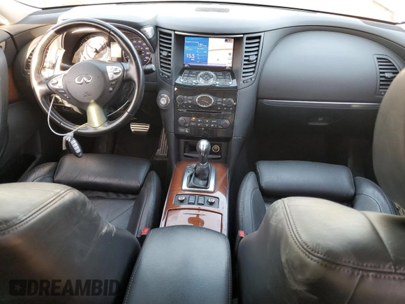 2013 Infiniti FX with VIN JN8BS1MW3DM100037, listed as a Copart auction lot 73140054 with 132,071 mi miles and Salvage Title. Bid and sale history available at DreamBid. Image 8.