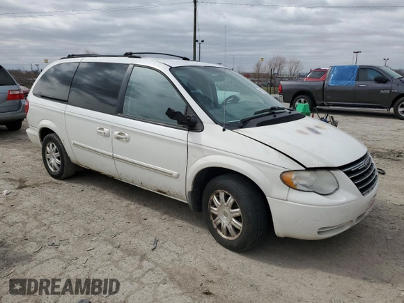 2007 Chrysler Town & Country Touring with VIN 2A4GP54LX7R138490, listed as a Copart auction lot 49036355 with Not provided miles and Salvage title. Bid and sale history available at DreamBid. Image 4.