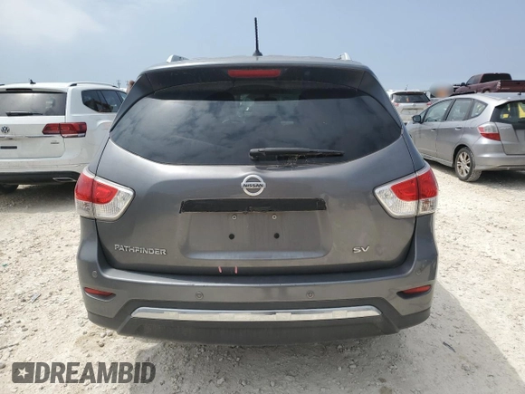 2015 Nissan Pathfinder S with VIN 5N1AR2MN6FC647324, listed as a Copart auction lot 49912715 with 193,958 mi miles and Salvage Title. Bid and sale history available at carsss.com. Image 6.