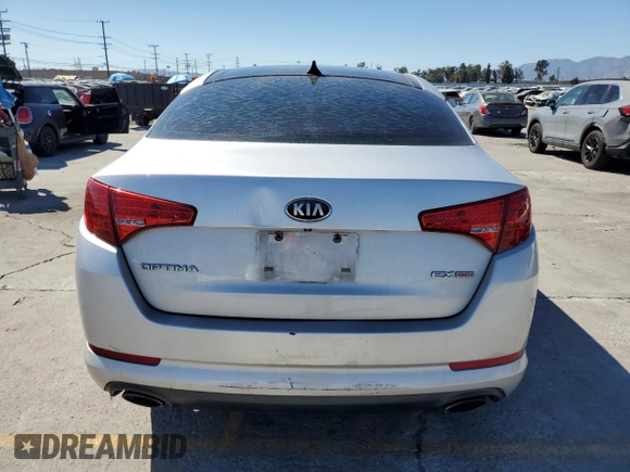 2013 Kia Optima EX with VIN 5XXGN4A73DG196135, listed as a Copart auction lot 62788485 with 137,812 mi miles and Salvage title. Bid and sale history available at DreamBid. Image 6.