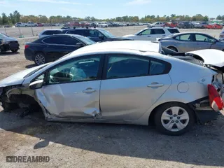 2017 Kia Forte LX with VIN 3KPFK4A7XHE025899, listed as a IAAI auction lot 41791197 with 156,884 mi miles. Bid and sale history available at carsss.com. Image 14.