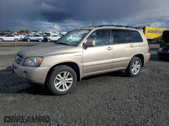 2006 Toyota Highlander z VIN JTEEW21A360021341, wystawiony jako Copart lot #48822235 z przebiegiem 279 363 mil mil oraz Czysty tytuł • Clean title. Historia ofert i sprzedaży dostępna na DreamBid. Obrazek 1.