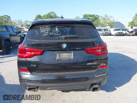 2019 BMW X3 M40i with VIN 5UXTS3C59KLR72809, listed as a IAAI auction lot 41893066 with 39,654 mi miles and . Bid and sale history available at DreamBid. Image 16.