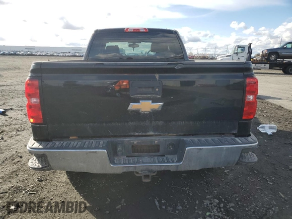 2017 Chevrolet Silverado 1500 Work Truck with VIN 1GCVKNEH4HZ255866, listed as a Copart auction lot 47871805 with 147,700 mi miles and Salvage Title. Bid and sale history available at carsss.com. Image 6.