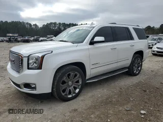 2016 GMC Yukon Denali with VIN 1GKS1CKJ0GR173248, listed as a Copart auction lot 87454964 with 185,716 mi miles and Salvage Title. Bid and sale history available at carsss.com. Image 1.