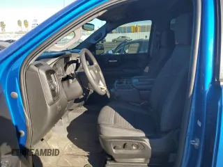 2022 Chevrolet Silverado 1500 Custom with VIN 3GCPABEK8NG556562, listed as a Copart auction lot 79316624 with 59,196 mi miles and Salvage Title. Bid and sale history available at DreamBid. Image 7.