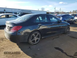 2016 Mercedes-Benz C 450 AMG with VIN 55SWF6EB8GU142712, listed as a Copart auction lot 47525155 with 118,110 mi miles and Salvage Title. Bid and sale history available at carsss.com. Image 3.