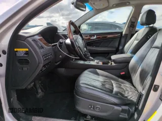 2013 Hyundai Equus Signature with VIN KMHGH4JH5DU058831, listed as a Copart auction lot 51623045 with 164,524 mi miles and Salvage Title. Bid and sale history available at DreamBid. Image 7.